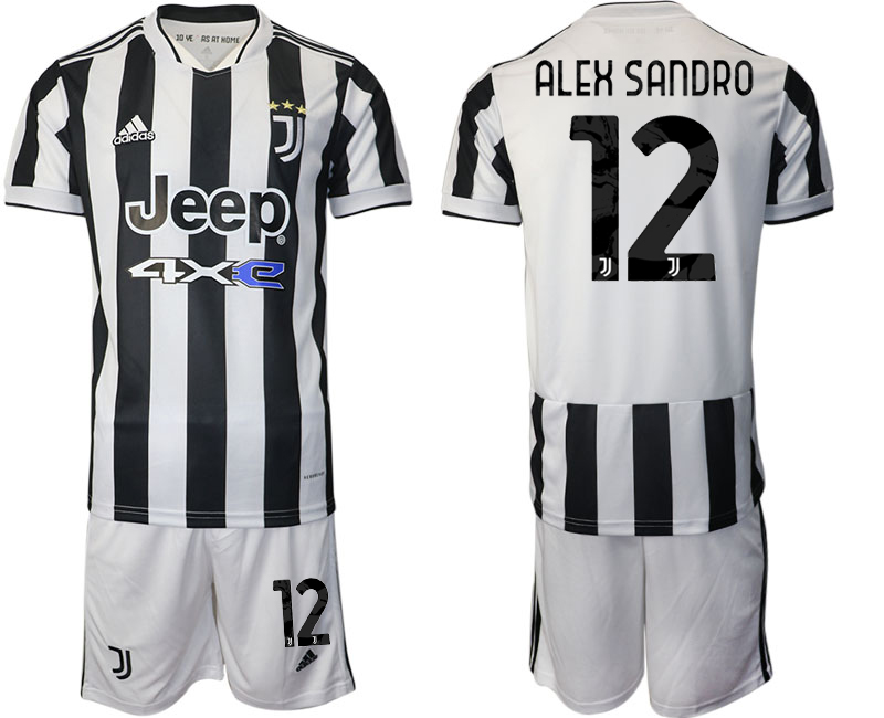 Men 2021-2022 Club Juventus home white #12 Adidas Soccer Jerseys->chelsea jersey->Soccer Club Jersey